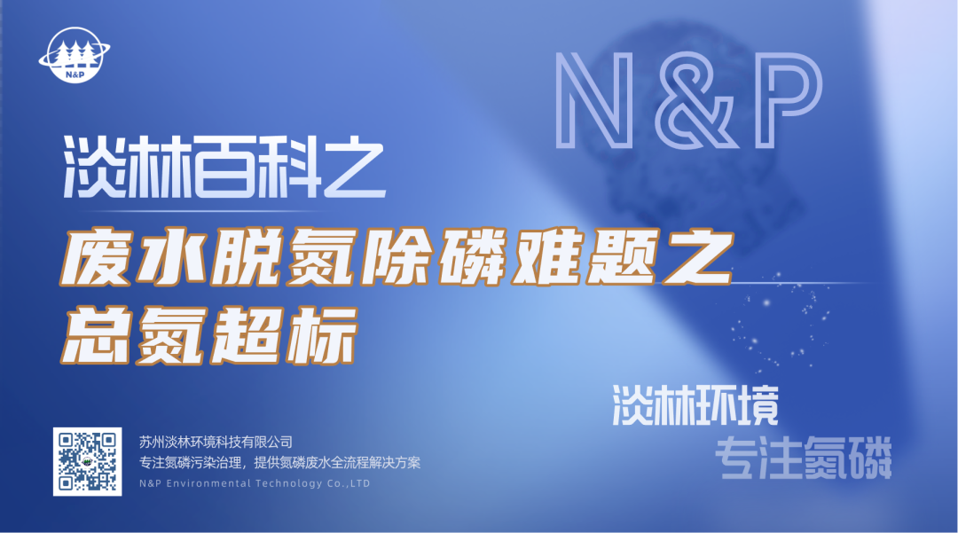 淡林百科｜废水脱氮除磷难题之总氮超标
